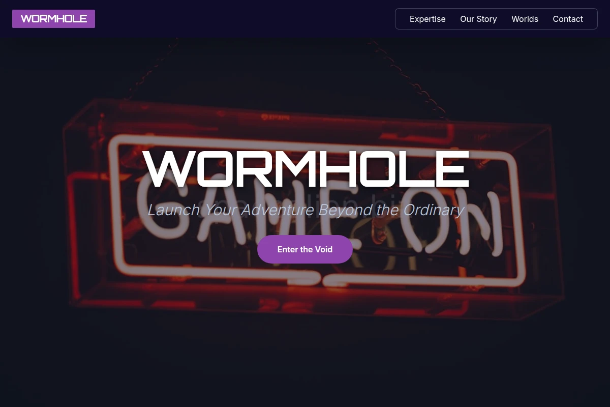 Wormhole Game Development